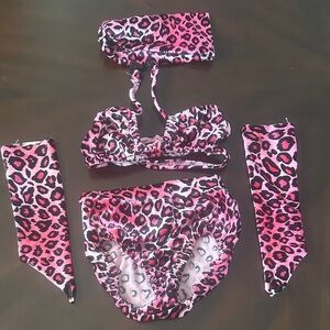 Custom Pink Cheetah Print Costume